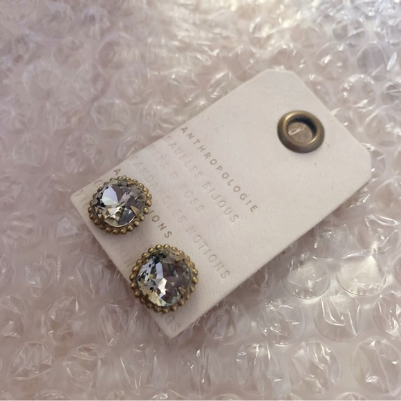 Anthropologie Sorrelli Swarovski Nolia Studs - Picture 4 of 5
